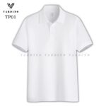 Áo thun polo nam Vardino basic cổ bẻ vải cá xấu 100% cotton pima cao cấp chuẩn form TP01