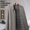 Áo khoác trung niên Vardino lót phao hàng hiệu bảo hành trọn đời cổ bẻ màu vàng đất ak57