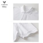 Áo thun polo nam Vardino basic cổ bẻ vải cá xấu 100% cotton pima cao cấp chuẩn form TP01