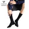 Tất cổ cao nam Vardino 100% cotton kiểu công sở đi giày tây không lộ TAT01