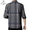 Áo sơ mi kẻ dài tay nam Vardino s307