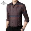 Áo sơ mi kẻ dài tay nam Vardino s306