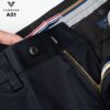 Quần âu nam màu đen ánh xanh nhập khẩu HongKong Vardino Boss  A01
