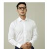 Áo sơ mi trắng nam VARDINO cao cấp dài tay kiểu công sở vải cotton spandex pha sợi tre kháng khuẩn chống tia UV ST01