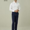 Áo sơ mi trắng nam VARDINO cao cấp dài tay kiểu công sở vải cotton spandex pha sợi tre kháng khuẩn chống tia UV ST01