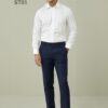 Áo sơ mi trắng nam VARDINO cao cấp dài tay kiểu công sở vải cotton spandex pha sợi tre kháng khuẩn chống tia UV ST01