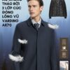Áo Khoác Nam Trung Niên Vardino Giấu Cúc Lót Lông Vũ Tháo Rời cao cấp màu xanh than AK70