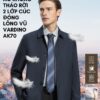 Áo Khoác Nam Trung Niên Vardino Giấu Cúc Lót Lông Vũ Tháo Rời cao cấp màu xanh than AK70