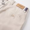 Quần kaki nam co giãn nhập khẩu VARDINO x BOSSRYLOU Hồng Kông màu trắng – V06