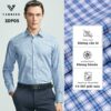 Áo sơ mi kẻ nhỏ Vardino nhập khẩu HongKong không nhăn SMDP 05