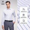 Áo sơ mi kẻ nhỏ Vardino nhập khẩu HongKong không nhăn SMDP 08