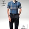 Sơ mi nam kẻ lụa Vardino ngắn tay S326
