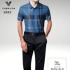 Sơ mi nam kẻ lụa Vardino ngắn tay S333