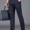 Quần kaki nam không ủi VARDINO màu xanh đen a05